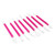 8Pcs Cake Fondant Decorating Tool Set Engraving Pen Cake Supplies DIY Baking ToolsRose Red