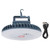 Portable Camping Fan Light LED with Magnet Hook USB Charging for Outdoor Emergency Hanging
