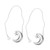 2PCS Curtain Tiebacks Magnetic Curtain Buckle Drapery Holdbacks for Home Office Window DecorSilver