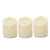 LED Candle Light Lifelike Flameless Battery Operated Flickering Electronic Candles for Wedding Party Festival 3pcs