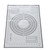 Silicone Dough Rolling Mat Fiberglass Kneading Mat 24 X 16 Inch Large Thickened Oven Baking Mat