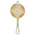 Copper Tea Infuser Strainer Reusable Loose Leaf Teapot Filter with Long Handle for Tea Maker