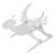 Stainless Steel Chicken Stand Removable Portable MotorcycleShape BBQ Roaster Stand for Party(Dragon Shape )