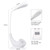LED Desk Lamp, Book Reading Bedside Lights with Flexible Neck, Touch Sensitive Control 3 Bright