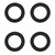 100PCS Pig Drinker Accessories Plastic Rings Drinker Installation Washer for Poultry Feeding