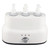 Massage Oil Warmer Electric 3 Bottles Oil Aluminium Alloy Liner Constant Temperature Hot Oil Massage Oil Warmer for Home EU Plug 220V