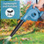 Cordless Leaf Blower with Battery 2-in-1 21V Cordless Electric Blower and Vacuum Cleaner 63MPH Handheld Battery Powered Small Blower for Lawn Care/Dust/Pet Hair with Dust Bag