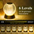 Neoglint Crystal Metal Bedside Lamp Cordless Table Lamp Touch Control Desk Lamp 3 Light Colors Stepless Dimmable Night Light Rechargeable for Bedroom Bar Restaurant Coffee Shop