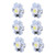 25Pcs 5V LED Chips 200LM 1W High Power LED Lamp Beads for DIY Lighting FixturesCold White 10000K