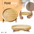 Clip On Tray Sofa Table Portable Couch Arm Tray Table Natural Bamboo Sofa Armrest Clip On Tray for Eating and Drink
