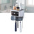 Toothbrush Shelf Punch Free Wall Mounted Mouthwash Cup Holder Toilet Storage Rack White 2 Cups