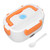Electric Lunch Box Split Household Mini Portable Multifunctional Orange Electric Lunch Box Food Heater 100‑240V EU Plug