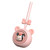 Portable Neck Fan Cool Silent 3 Gear Strong Wind Cartoon Cute Shape Hand Free Hanging Neck Fan for Girls Students Type2