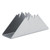 Triangular Napkin Holder Stainless Steel Stand Vertical Tissue Rack for Home Restaurant HotelSilver