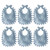 Fabric Blue Bib Baby Shower Table Scatters Confetti Decoration Party Supplies