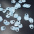 Fabric Blue Bib Baby Shower Table Scatters Confetti Decoration Party Supplies
