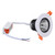 LED Downlight 7W 630lm Adjustable Dimmable Recessed COB Ceiling Light for Shopping Malls Hotels Living Rooms 100‑264V