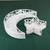 Ramadan Iron Tray Moon Star Shaped Eid Mubarak Dessert Tray for Wedding Party Festival Table Decor