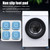 4 Pcs Washing Machine Feet Pad Non Slip Rubber Foot Pads Anti Vibration Washing Machine Feet Vibration Damper for Washing Machines and Dryers