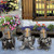 Garden Statue Knight Dwarf Guard Armor Miniature Knights Sculpture for Home Garden Decor