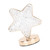 Star Bedside Table Lamp Cordless Rechargeable 3 Color Stepless Dimmable with 1200mAh Battery Crystal Night Light