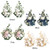 1 Pair Artificial Wedding Arch Flowers Simulation Background Decoration Flowers Swag for Holiday Party Fireplace Aisle