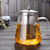 Glass Teapot with Removable Stainless Steel Filter Tea Maker Blooming and Loose Leaf Tea Pots