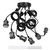 6 Arms Ajustable DIY Ceiling Spider Lamp Holder Retro Beautifully Classic Spider Pendent Lamps Holder