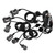 6 Arms Ajustable DIY Ceiling Spider Lamp Holder Retro Beautifully Classic Spider Pendent Lamps Holder