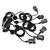 6 Arms Ajustable DIY Ceiling Spider Lamp Holder Retro Beautifully Classic Spider Pendent Lamps Holder
