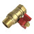 Brass Ball Valve Water Pipe Shut Off Switch with T Handle Pipe Threaded Fitting for Home Industry Female Male Threaded