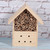 Outdoor Mini Pine Wood Insect Bee House Shelter Handwork Art Craft Garden Decoration Ornament