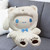 Cute Plush Dolls Soft Hugging Cartoon Plush Stuffed Animals for Adults Kids Boys Girls Birthdays Christmas White Type 1