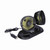 Electric Car Fan 360° Rotatable DoubleHead 5 Blades 2 Speeds Cooling Fan for Car Vehicles(12V (Yellow Fan Blade) )