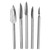 5PCS/Set Wood Engraving Tool Milling Cutter Root Carving Tools for DIY Woodworking