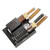 Utensil Holder Stainless Steel Wall Mount Chopstick Draining Storage Shelf for Home Kitchen Black