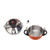 2L 2 Liter Stainless Steel Mini Pressure Cooker Canner Double Bottom Pressure Cooker for Gas Stoves Induction Stoves