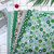7pcs 25*25cm Cotton Fabric DIY Assorted Squares Pre Cut Bedding Kit Quarters Bundle Dark Green