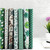 7pcs 25*25cm Cotton Fabric DIY Assorted Squares Pre Cut Bedding Kit Quarters Bundle Dark Green