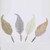 Christmas Tree Leaves Ornament Glittery Leaf with Clip Tree Hanging Baubles Decor for Christmas Home Party Decoration