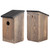 Hanging Wooden Bird House DIY Breeding Parrots Bird Nesting Box for Outdoor Garden Decoration