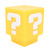 Super Question Night Light LED Block Simulated Sound Light USB Rechargeable Compact Bedside Lamp for Boys Girls Bedroom