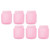 6 Set Remote Control Holder Wall Mounted Phone Storage Box Organizer for Home Bedside School UsePink