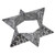 Puzzle Fingertip Toy Relieve Stress Eco Friendly Kids Educational Toy for Household SchoolBlack and White Grain