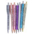 7Pcs Anti Slip Ballpoint Pens Quick Drying Plastic Ballpoint Pens for Students School Office