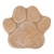 Dog Pawprint Memorial Stone DIY Lettering Dog Grave Marker Pet Monument for Outdoor Lawn Patio Sandy Yellow