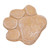Dog Pawprint Memorial Stone DIY Lettering Dog Grave Marker Pet Monument for Outdoor Lawn Patio Sandy Yellow