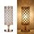 Tomshine Crystal Bedside Table Lamp Decorative Desk Light with Dual USB Charge Ports Modern Nightstand Lamp for Bedroom Living Dining Room Office