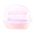Travel Underwear Bag Panties Socks Organizer High Capacity Portable Luggage Storage Pouch Pink Large Size