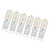 6pcs G9 LED Bulb 5W Transparent Cover 22LED Dimmable G9 Light Bulb for Ceiling Light Wall Light Table Light Natural White 110-140V